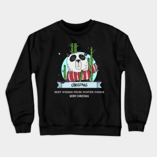 Christmas Panda Crewneck Sweatshirt